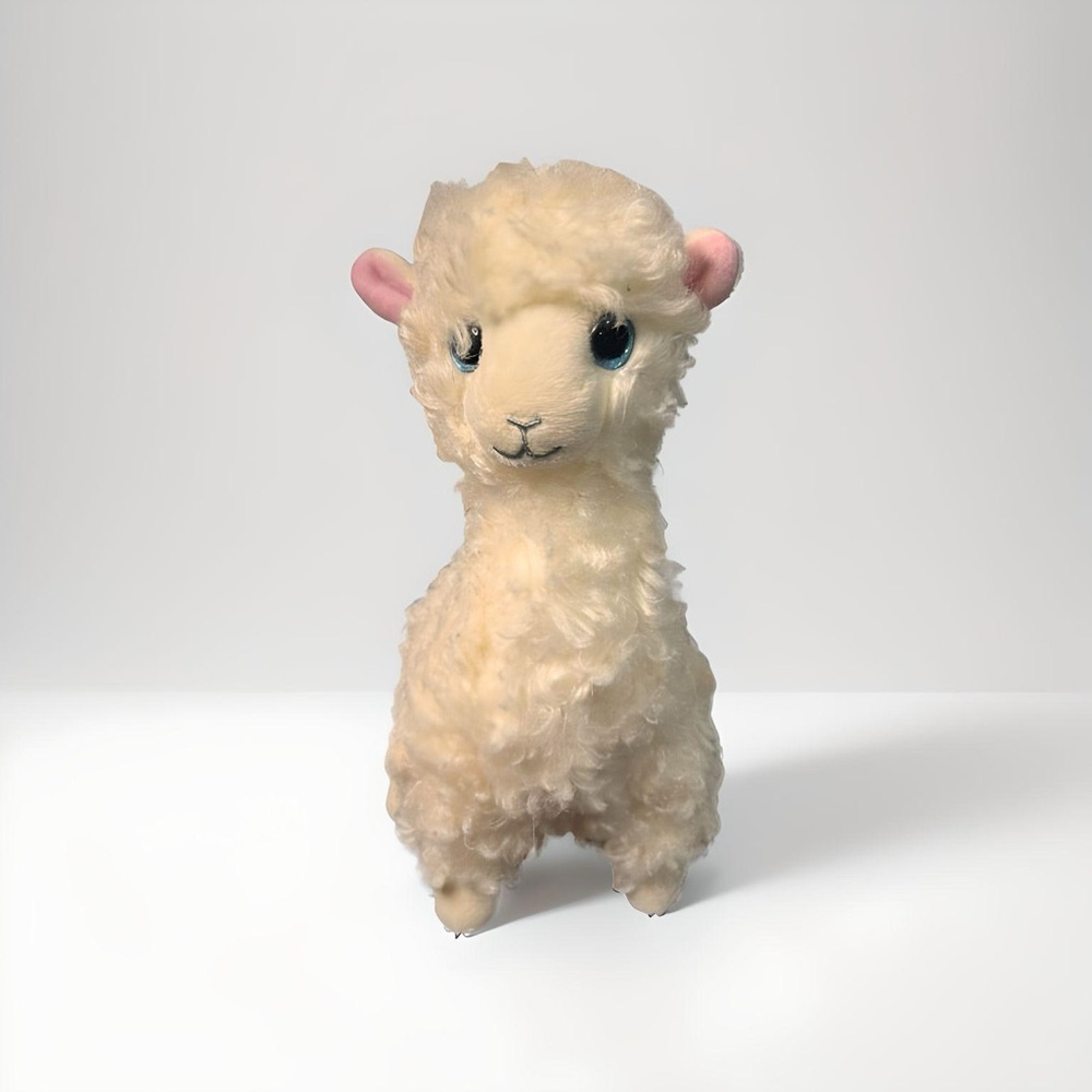 TY Beanie Baby 6" LILY White Llama Plush Animal Stuffed Toy